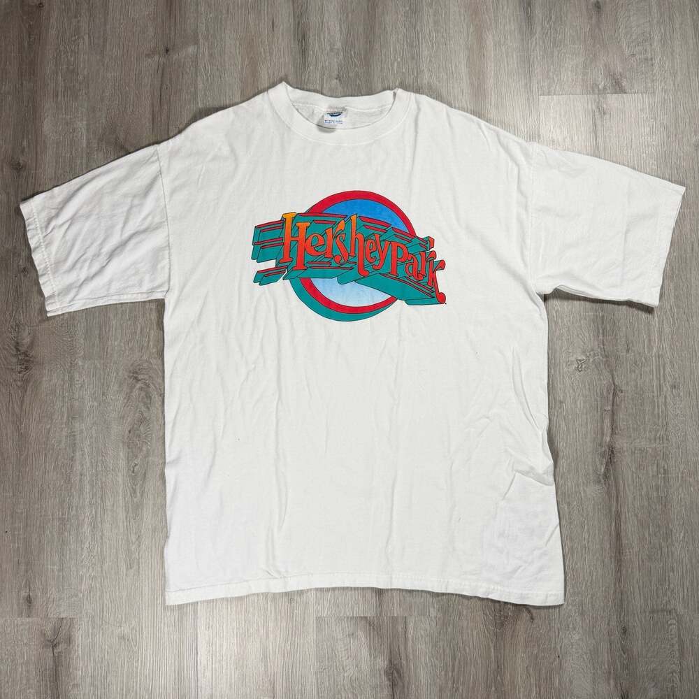 Vintage Hersheypark Amusement Park Graphic T-Shirt XL Skater Punk
